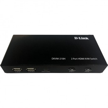 2-портовый KVM-переключатель D-LINK DKVM-210H 2-портовый KVM-переключатель D-LINK DKVM-210H