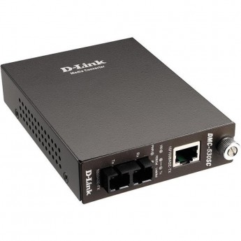 Медиаконвертер D-LINK DMC-530SC с 1 портом 10/100Base-TX и 1 портом 100Base-FX с разъемом SC для одномодового оптического кабеля (до 30 км)