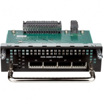Модуль расширения для коммутатора D-LINK DXS-3600-EM-4QXS Модуль расширения для коммутатора D-LINK DXS-3600-EM-4QXS